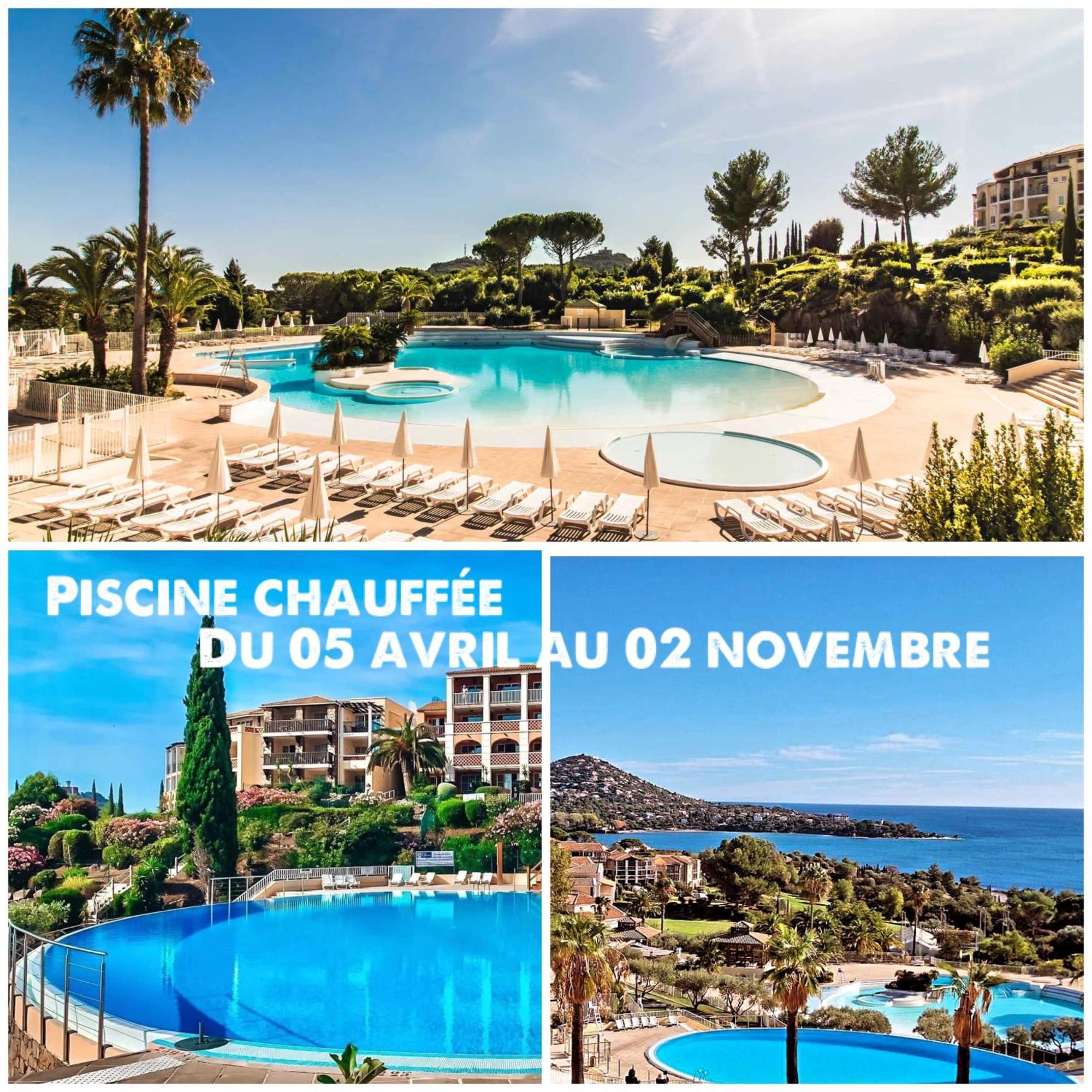 T2 En Rez De Jardin Privatif Cloture , Cap Esterel Pierre Et Vacances ,Piscine Chauffee Des Le 05 Avril Au 02 Novembre Saint-Raphaël Exterior foto